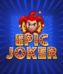 Step into the energetic world of Epic Joker slot by Relax Gaming, showcasing a cheerful joker with a flaming hairstyle against a luminous blue background. This image depicts the fun and excitement of classic slots, ideal for those who love traditional gameplay, offering a delightful play experience.